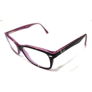 Ray Ban RB5228 2126 Brown Purple Square Eyeglasses 53-17 140